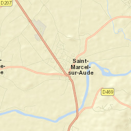 Saint-Marcel-sur-Aude Street Map