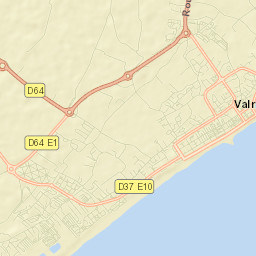 Valras-Plage Street Map