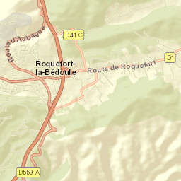 Roquefort-la-Bédoule Street Map