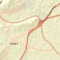 Cuers Street Map