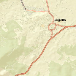 Cogolin Street Map