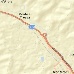 Ponte A Tressa Street Map