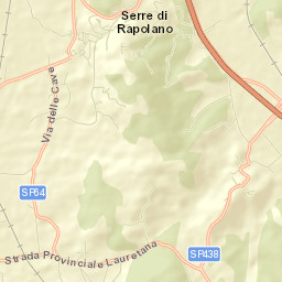 Serre di Rapolano Street Map