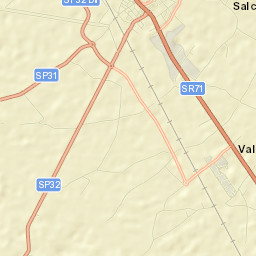 Camucia-Monsigliolo Street Map