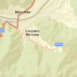 Lisciano Niccone Street Map