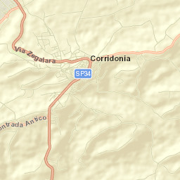 Corridonia Street Map