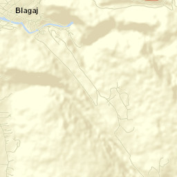 Blagaj Street Map
