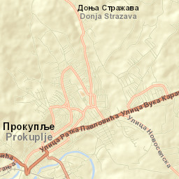 Prokuplje Street Map