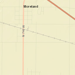 Moreland Street Map