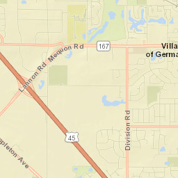 Germantown Street Map