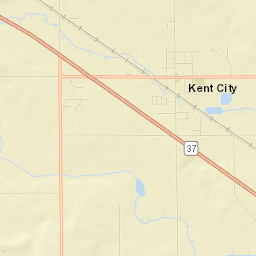 Kent City Street Map