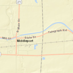 Middleport Street Map