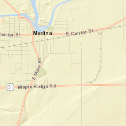 Medina Street Map