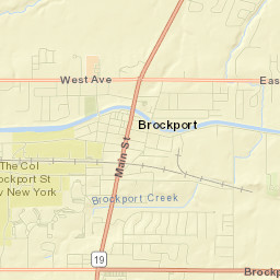 Brockport Street Map