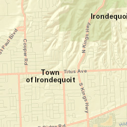 Irondequoit Street Map