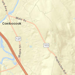 Contoocook Street Map