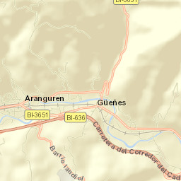 Güeñes Street Map