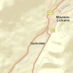 Mauléon-Licharre Street Map