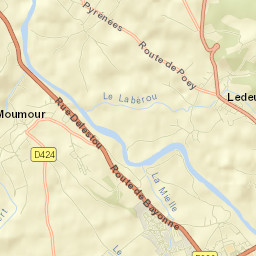 Ledeuix Street Map