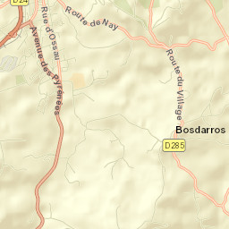Bosdarros Street Map