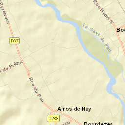 Boeil-Bezing Street Map