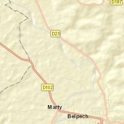 Belpech Street Map