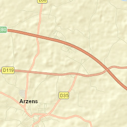 Arzens Street Map