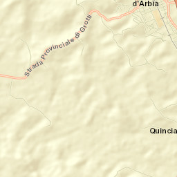 Provincia di Siena Street Map