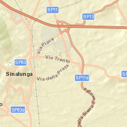 Sinalunga Street Map