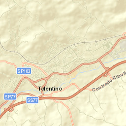 Tolentino Street Map