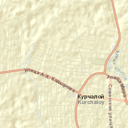 Kurchaloy Street Map
