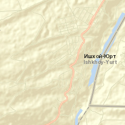 Ishkhoy-Yurt Street Map