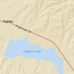 Oglala Street Map