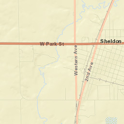 Sheldon Street Map