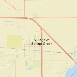 Spring Green Street Map