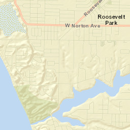 Roosevelt Park Street Map