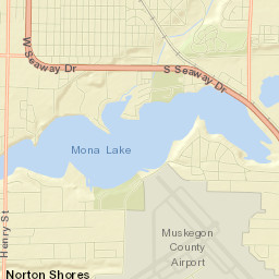 Norton Shores Street Map