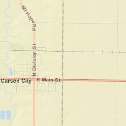 Carson City Street Map