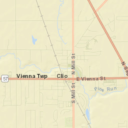 Clio Street Map
