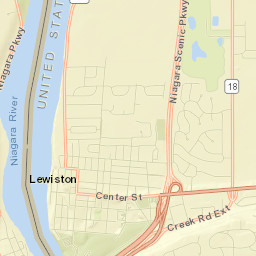 Lewiston Street Map