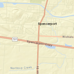 Spencerport Street Map