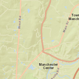 Manchester Center Street Map