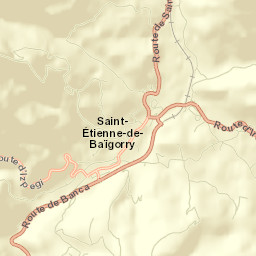 Saint-Étienne-de-Baïgorry Street Map