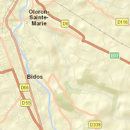 Oloron-Sainte-Marie Street Map