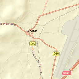 Ossun Street Map