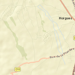 Horgues Street Map