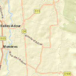 Barbazan-Debat Street Map