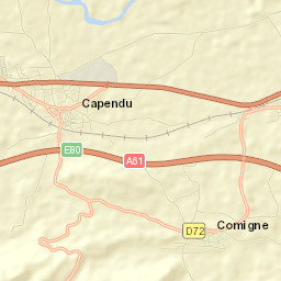 Capendu Street Map