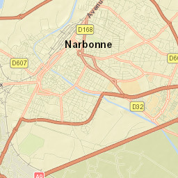 Narbonne Street Map
