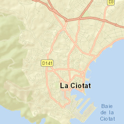 La Ciotat Street Map